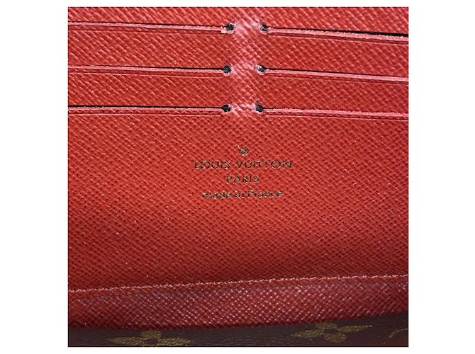 Louis Vuitton Monogram Zippy Wallet Retiro Marrone Fuschia - vista 4