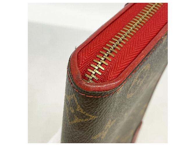 Louis Vuitton Monogram Zippy Wallet Retiro Marrone Fuschia - vista 5