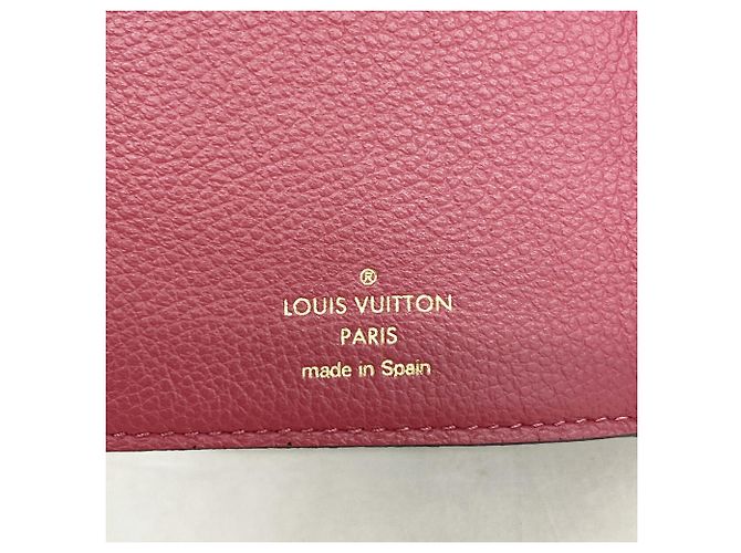 Louis Vuitton Monogram Portefeuille Pallas Compact Wallet Marrone Viola scuro - vista 4