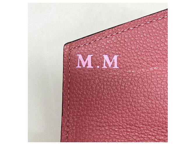 Louis Vuitton Monogram Portefeuille Pallas Compact Wallet Marrone Viola scuro - vista 5