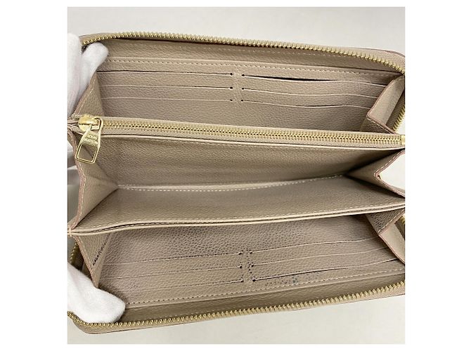Louis Vuitton Monogram Empreinte Zippy Wallet Taupe - Ansicht 3