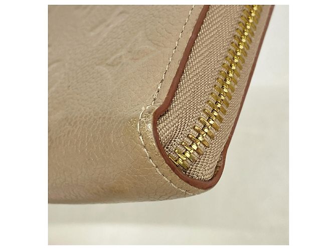 Louis Vuitton Monogram Empreinte Zippy Wallet Taupe - Ansicht 5