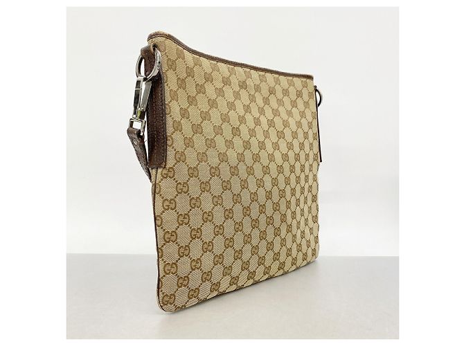 Borsa a tracolla Gucci GG Canvas Beige - vista 2