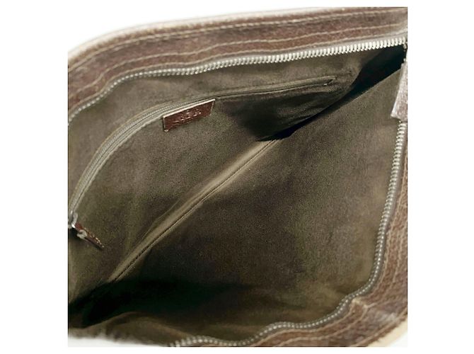 Borsa a tracolla Gucci GG Canvas Beige - vista 4
