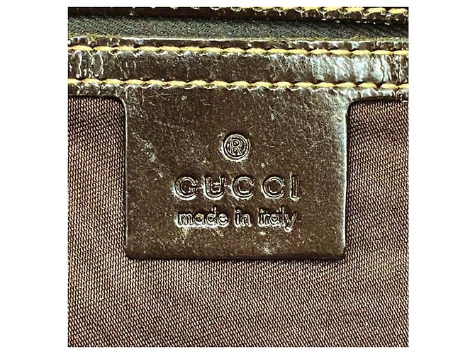 Borsa Tote Gucci GG Supreme Marrone - vista 5
