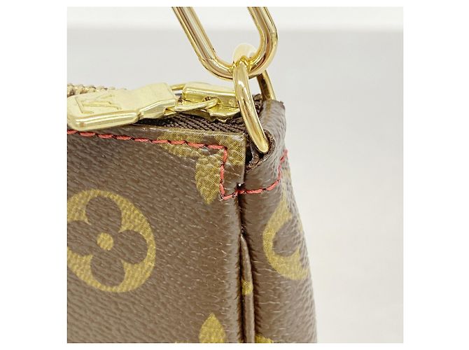 Louis Vuitton Monogram Cherry Pochette Accessoires Marrone Rosso - vista 6