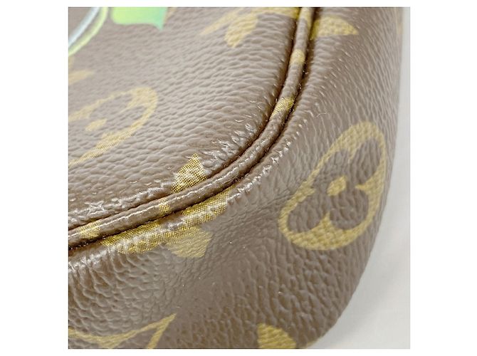 Louis Vuitton Monogram Cherry Pochette Accessoires Marrone Rosso - vista 8