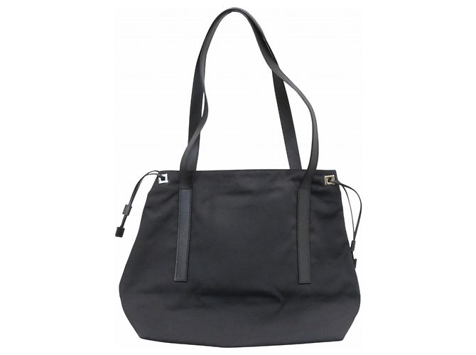 Borsa tote Gucci in nylon nero - vista 2