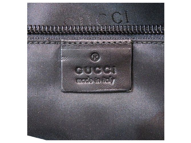 Borsa tote Gucci in nylon nero - vista 4
