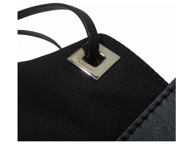 Borsa tote Gucci in nylon nero - vista 6