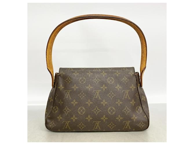 Borsa a tracolla Mini Looping Monogram Louis Vuitton Marrone - vista 13