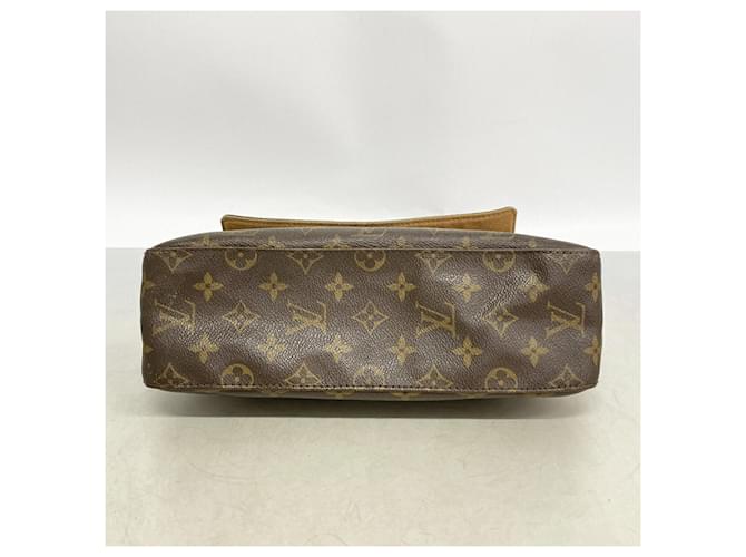 Borsa a tracolla Mini Looping Monogram Louis Vuitton Marrone - vista 3