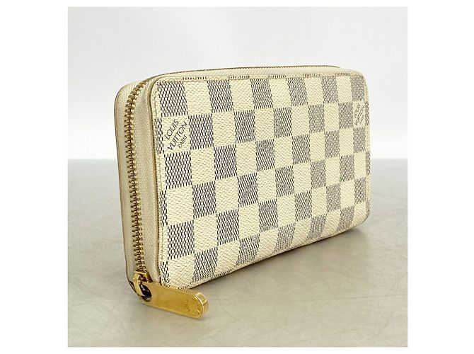 Louis Vuitton Damier Azur Zippy Wallet Weiß - Ansicht 2