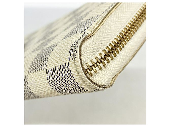 Louis Vuitton Damier Azur Zippy Wallet Weiß - Ansicht 5