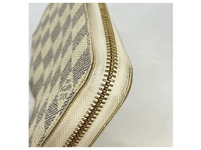 Louis Vuitton Damier Azur Zippy Wallet Weiß - Ansicht 6