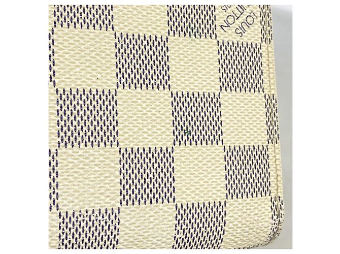 Louis Vuitton Damier Azur Zippy Wallet Weiß - Ansicht 7