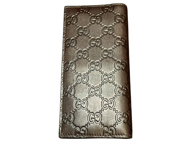 Gucci Long Wallet - Shima Pattern Brown - view 2