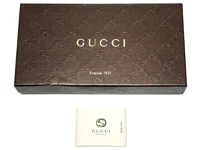 Gucci Long Wallet - Shima Pattern Brown - view 5