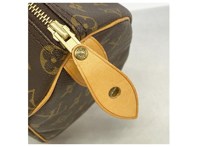 Borsa Louis Vuitton Monogram Speedy 25 Marrone - vista 10