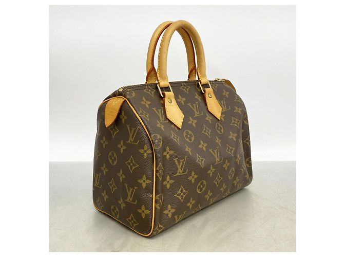 Borsa Louis Vuitton Monogram Speedy 25 Marrone - vista 2