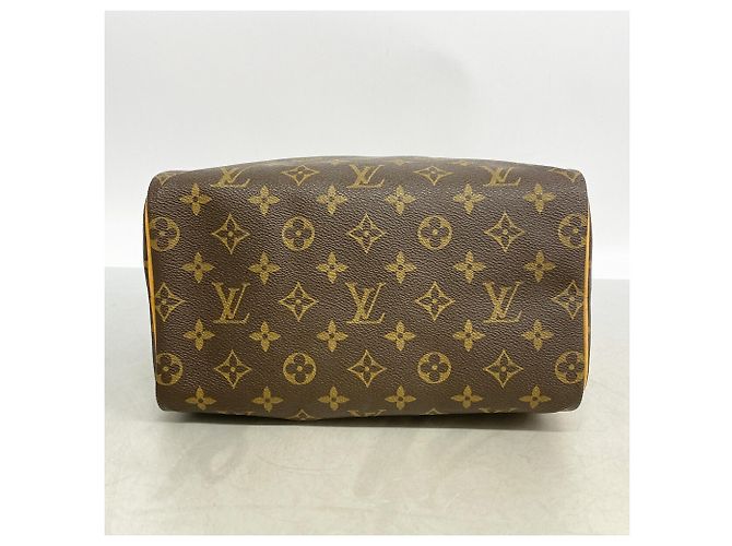 Borsa Louis Vuitton Monogram Speedy 25 Marrone - vista 3