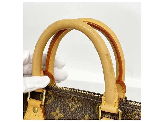 Borsa Louis Vuitton Monogram Speedy 25 Marrone - vista 8