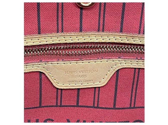Borsa Tote Louis Vuitton Monogram Neverfull MM in Cerise Fuschia - vista 5