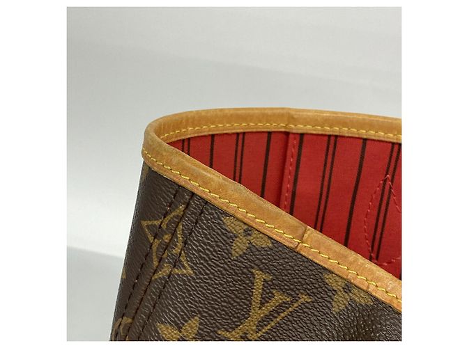 Borsa Tote Louis Vuitton Monogram Neverfull MM in Cerise Fuschia - vista 7
