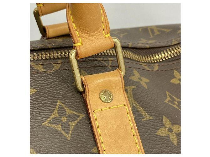 Louis Vuitton Boston Monogram Keepall 55 M41424 Marrone - vista 11