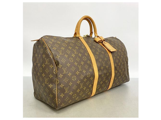 Louis Vuitton Boston Monogram Keepall 55 M41424 Marrone - vista 2