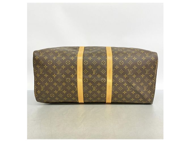 Louis Vuitton Boston Monogram Keepall 55 M41424 Marrone - vista 3