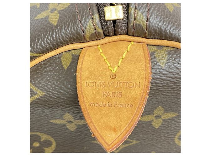 Louis Vuitton Boston Monogram Keepall 55 M41424 Marrone - vista 5