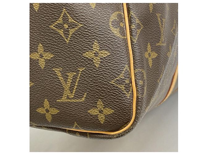 Louis Vuitton Boston Monogram Keepall 55 M41424 Marrone - vista 7