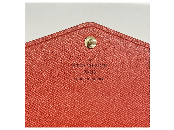 Louis Vuitton Monogram Portefeuille Sarah Long Wallet Red - view 4