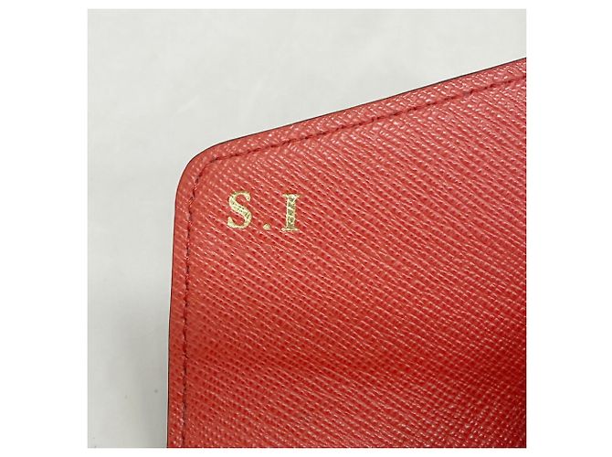 Louis Vuitton Monogram Portefeuille Sarah Long Wallet Red - view 5
