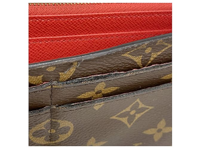 Louis Vuitton Monogram Portefeuille Sarah Long Wallet Red - view 8