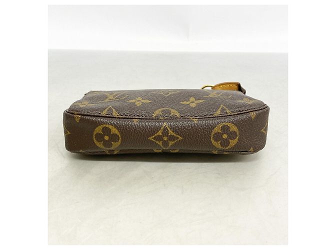 Louis Vuitton Monogram Mini Pochette Accessoires Marrone - vista 3