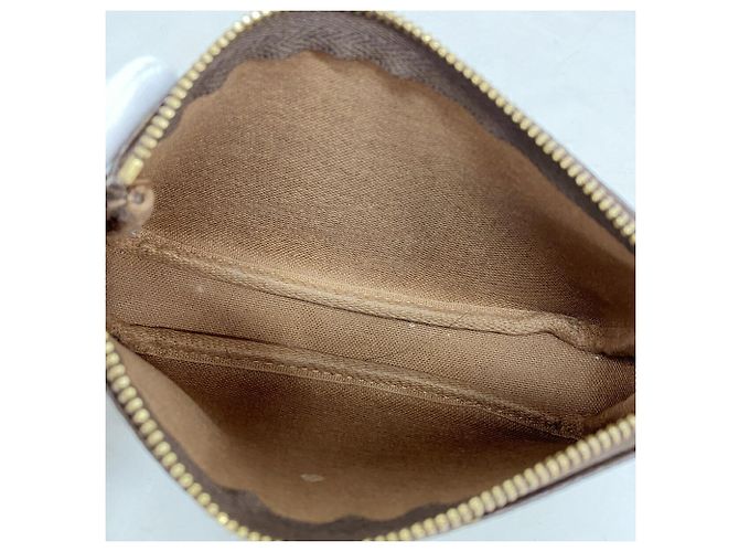 Louis Vuitton Monogram Mini Pochette Accessoires Marrone - vista 4