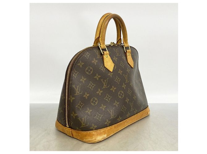 Borsa a mano Louis Vuitton Monogram Alma M51130 Marrone - vista 2