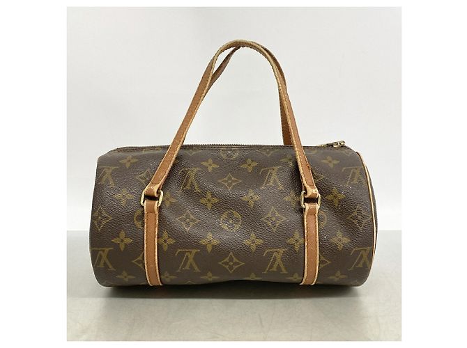Borsa Louis Vuitton Monogram Papillon 26 Marrone - vista 11
