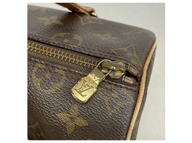 Borsa Louis Vuitton Monogram Papillon 26 Marrone - vista 8