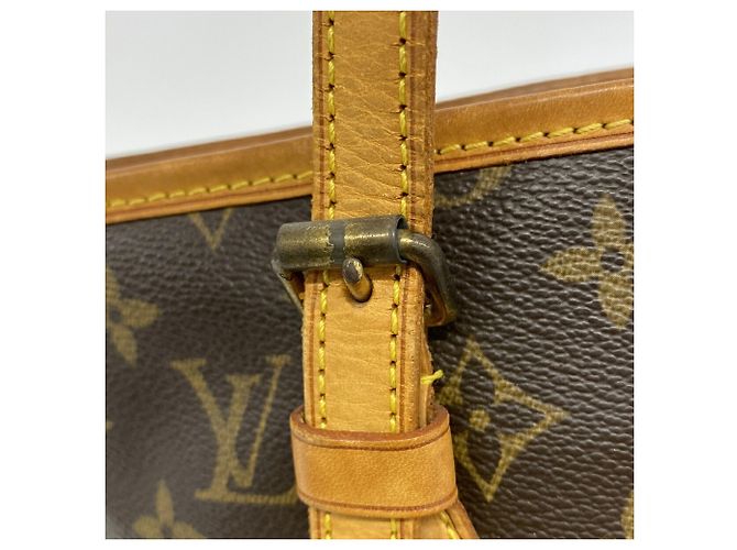 Borsa Tote Louis Vuitton Monogram Bucket PM Marrone - vista 10