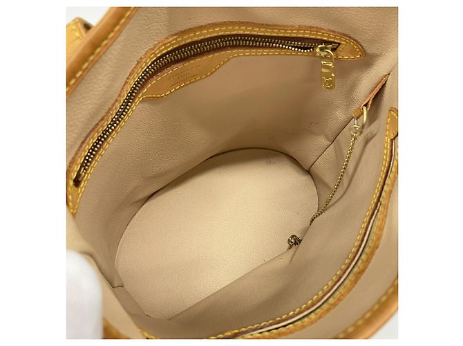 Borsa Tote Louis Vuitton Monogram Bucket PM Marrone - vista 4