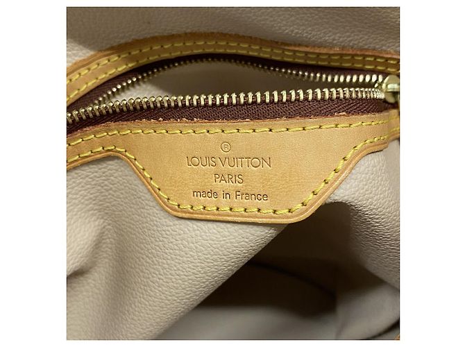 Borsa Tote Louis Vuitton Monogram Bucket PM Marrone - vista 5