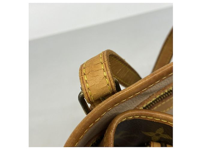 Borsa Tote Louis Vuitton Monogram Bucket PM Marrone - vista 7