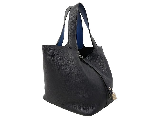 Hermès Bolso Hermes Picotin Lock MM Eclat Azul - vista 2
