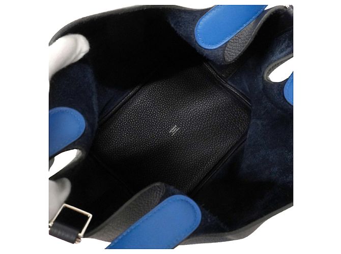 Hermès Bolso Hermes Picotin Lock MM Eclat Azul - vista 4