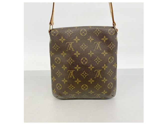 Borsa a tracolla Louis Vuitton Monogram Musette Salsa Marrone - vista 10