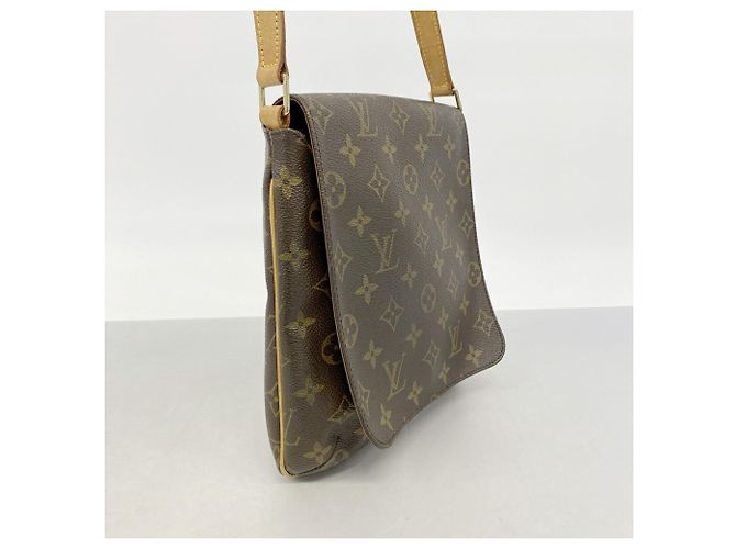 Borsa a tracolla Louis Vuitton Monogram Musette Salsa Marrone - vista 2