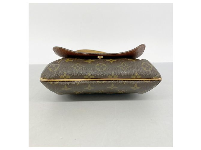 Borsa a tracolla Louis Vuitton Monogram Musette Salsa Marrone - vista 3